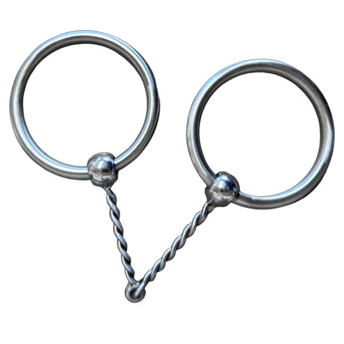 Tom Balding Loose Ring Small Twist Snaffle Bit