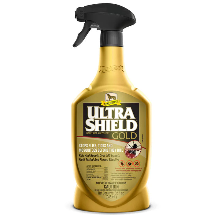 Absorbine UltraShield Gold Insecticide and Repellent- 32oz.