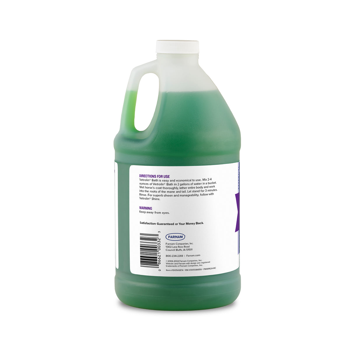 Farnam Vetrolin Bath Ultra-Hydrating Conditioning Shampoo- 64oz.