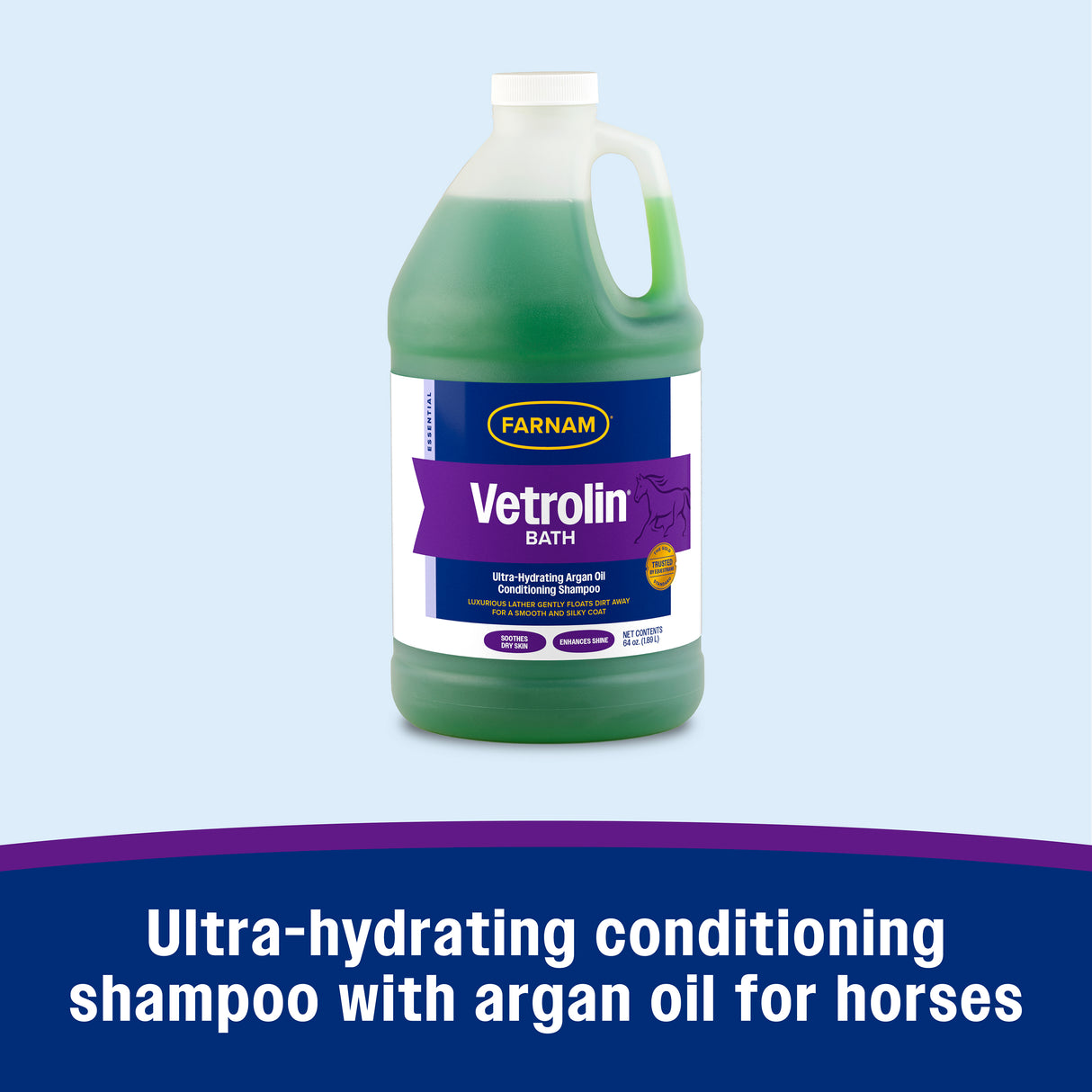 Farnam Vetrolin Bath Ultra-Hydrating Conditioning Shampoo- 64oz.