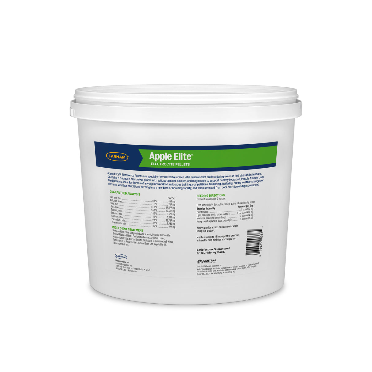 Farnam Apple Elite Electrolyte Pellets- 7.5lb