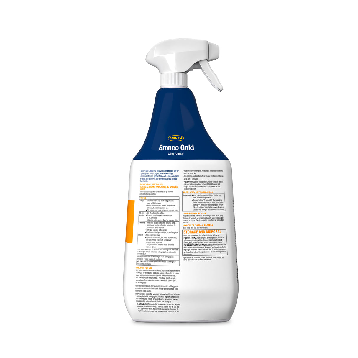 Farnam Bronco Gold Equine Fly Spray- 32oz.