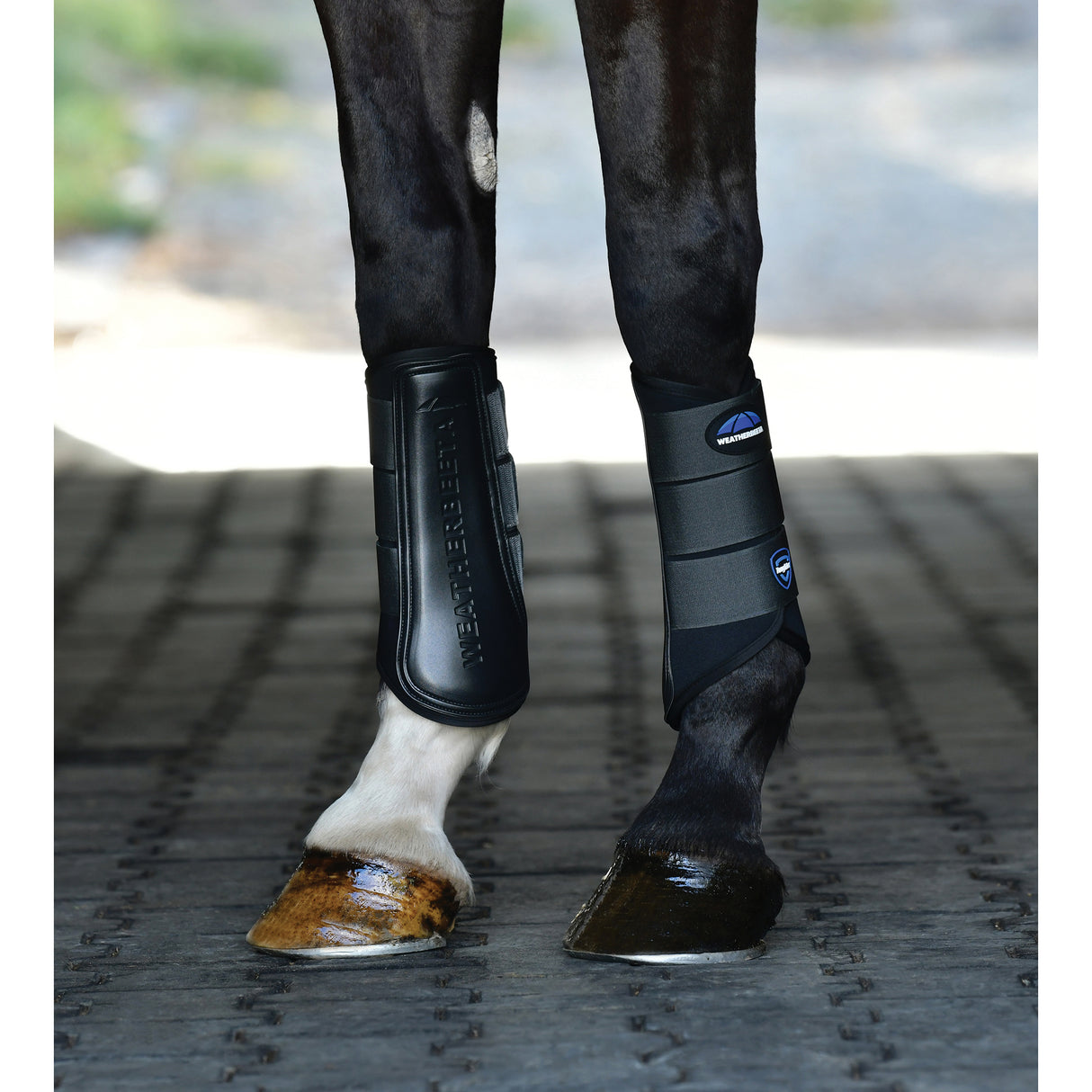 Weatherbeeta Tough-Tec Prime Brushing Boots- Black/Grey