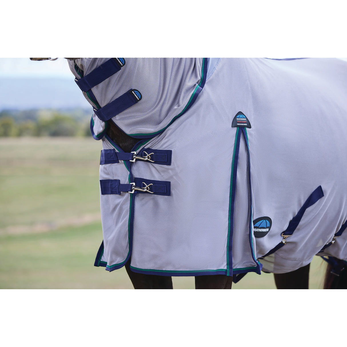 Weatherbeeta ComFiTec Zephyr Fly Sheet Combo- Grey/Navy/Forest Green