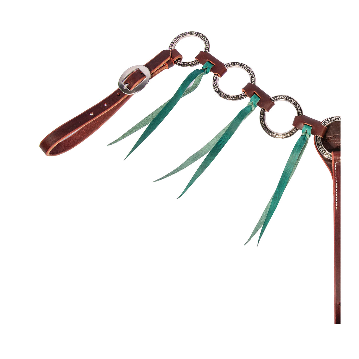Professional's Choice Ring Emerald Tassel Pony Breast Collar