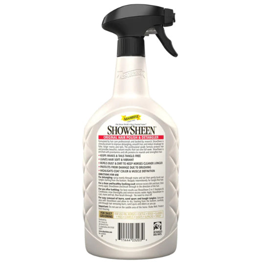 Absorbine ShowSheen Hair Polish and Detangler- 32oz.