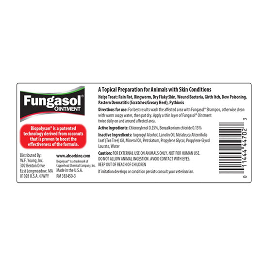 Absorbine Fungasol Ointment 13oz
