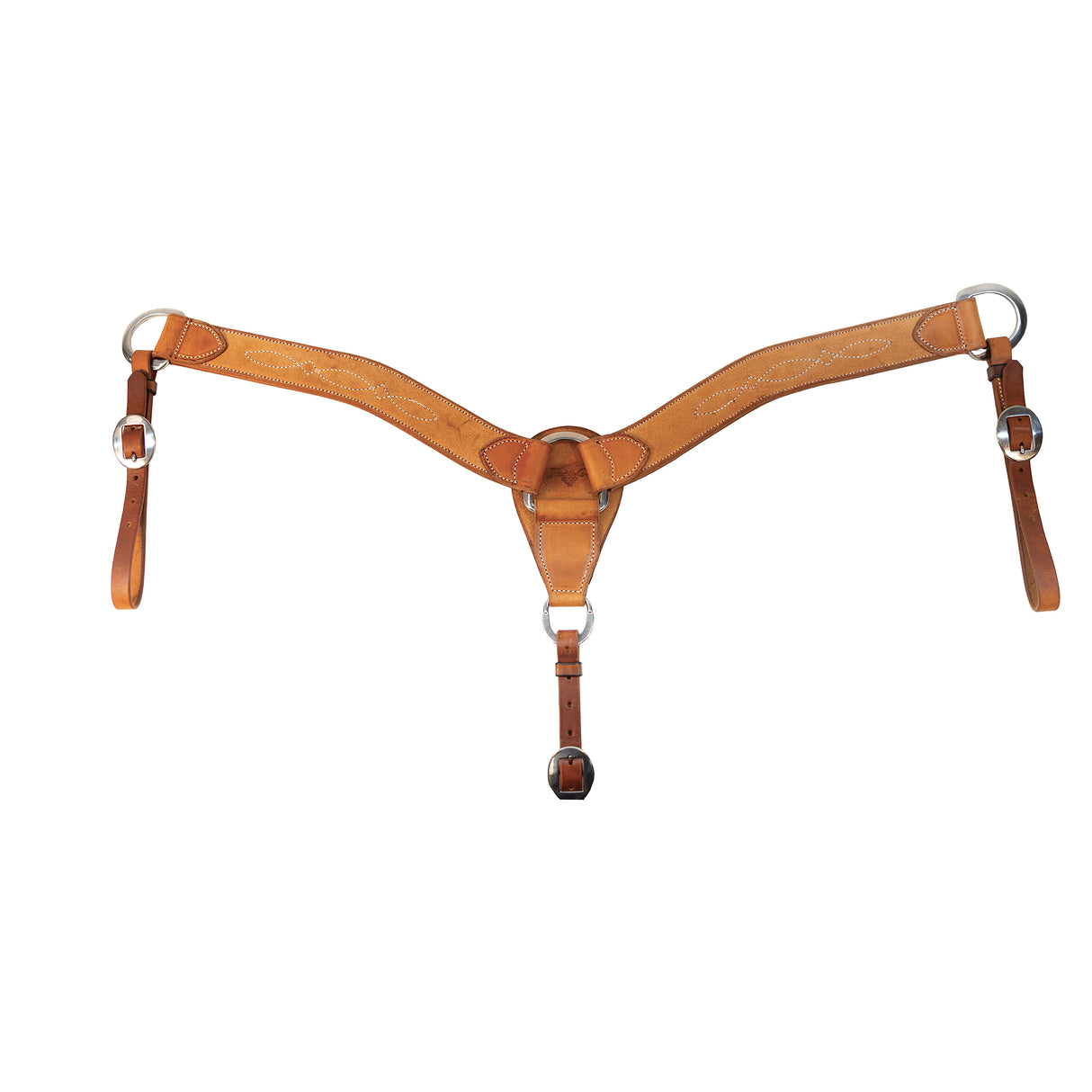 Professional's Choice 2" Natural Roughout Gunslinger Stitched Breast Collar