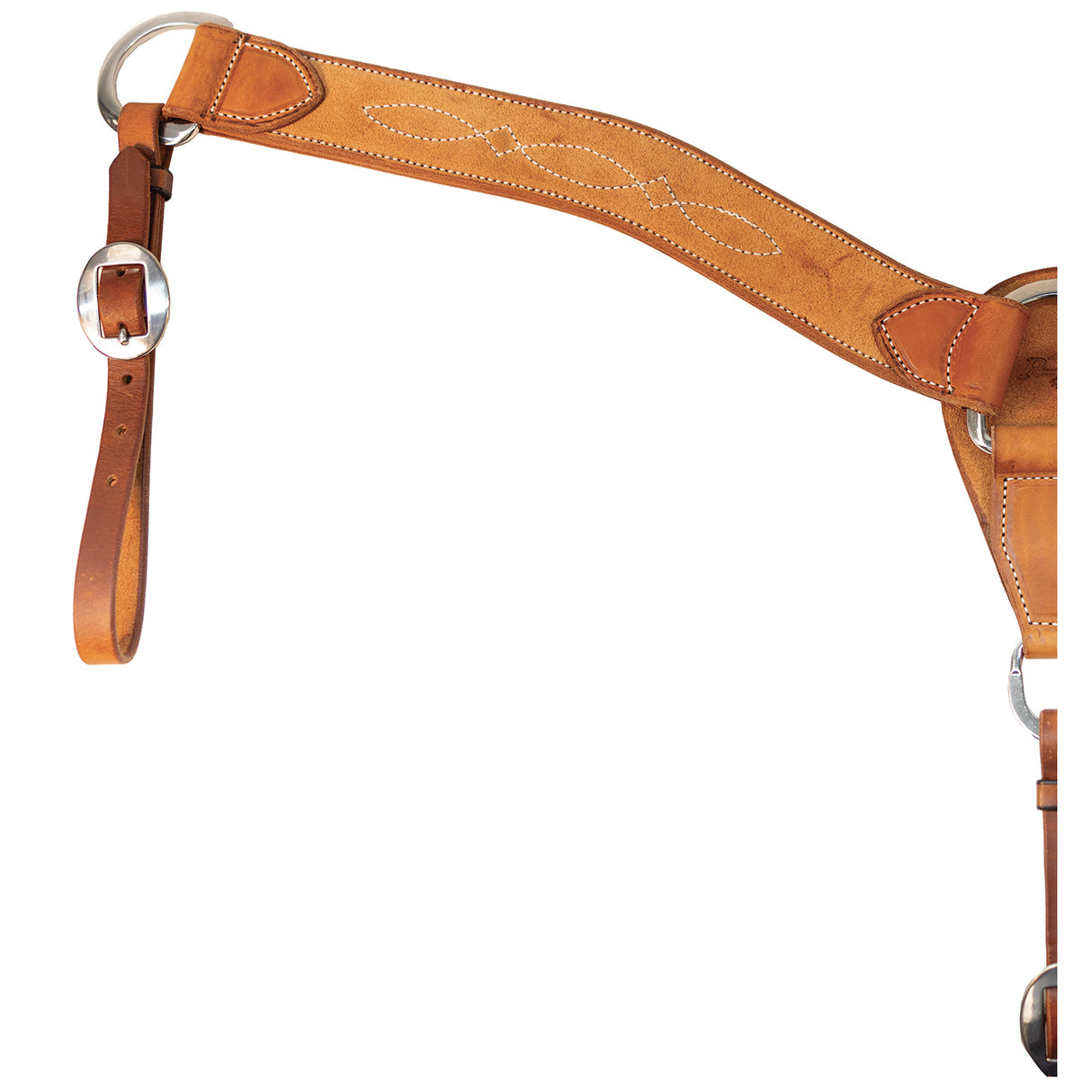 Professional's Choice 2" Natural Roughout Gunslinger Stitched Breast Collar