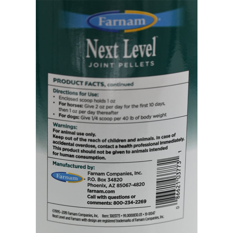 Farnam Next Level Performance Pelleted Joint Supplement- 1.875lb