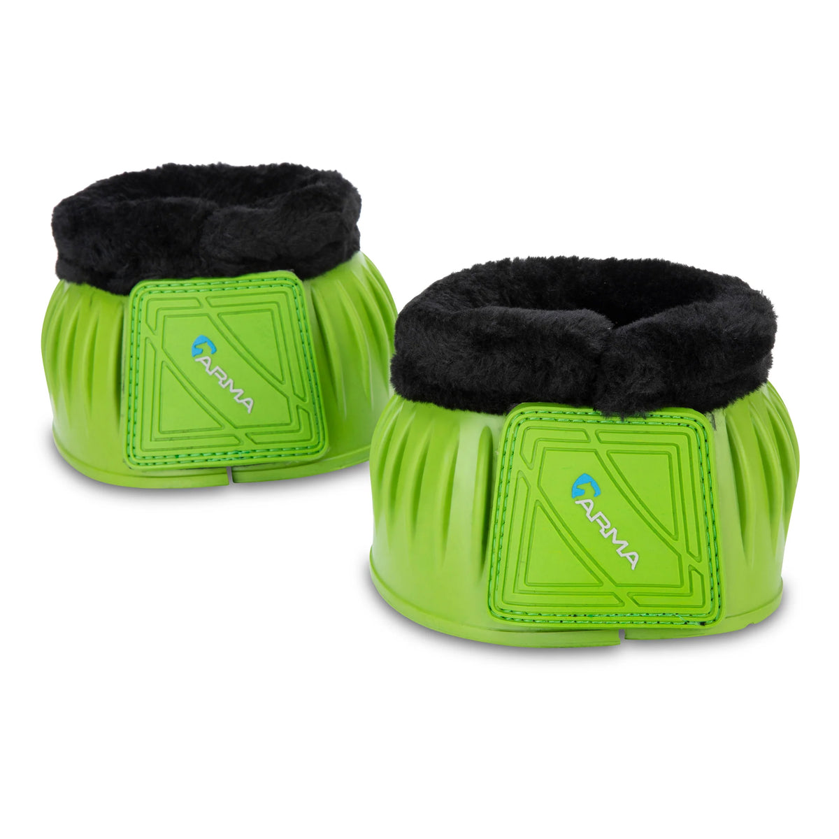 Shires ARMA Fleece Bell Boots- Bright Green