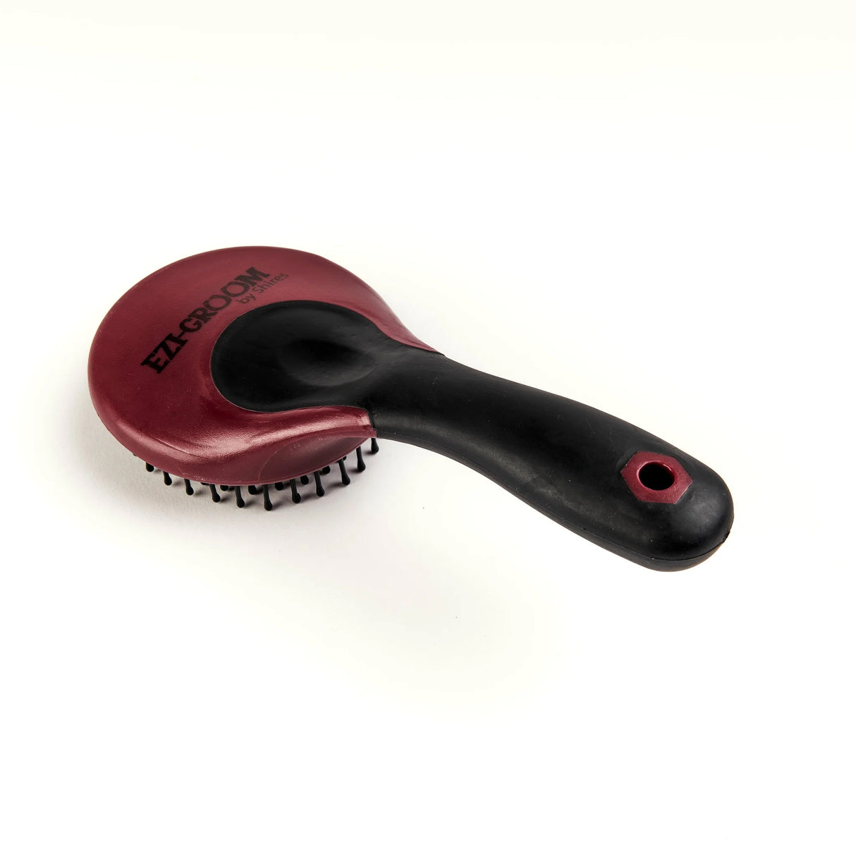 Shires EZI-Groom Grip Mane and Tail Brush- Burgundy