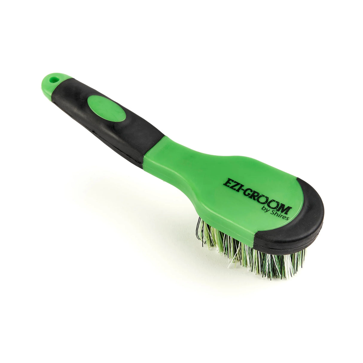 Shires EZI-Groom Grip Bucket Brush- Lime Green