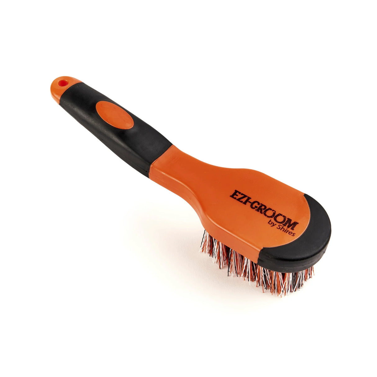 Shires EZI-Groom Grip Bucket Brush- Orange