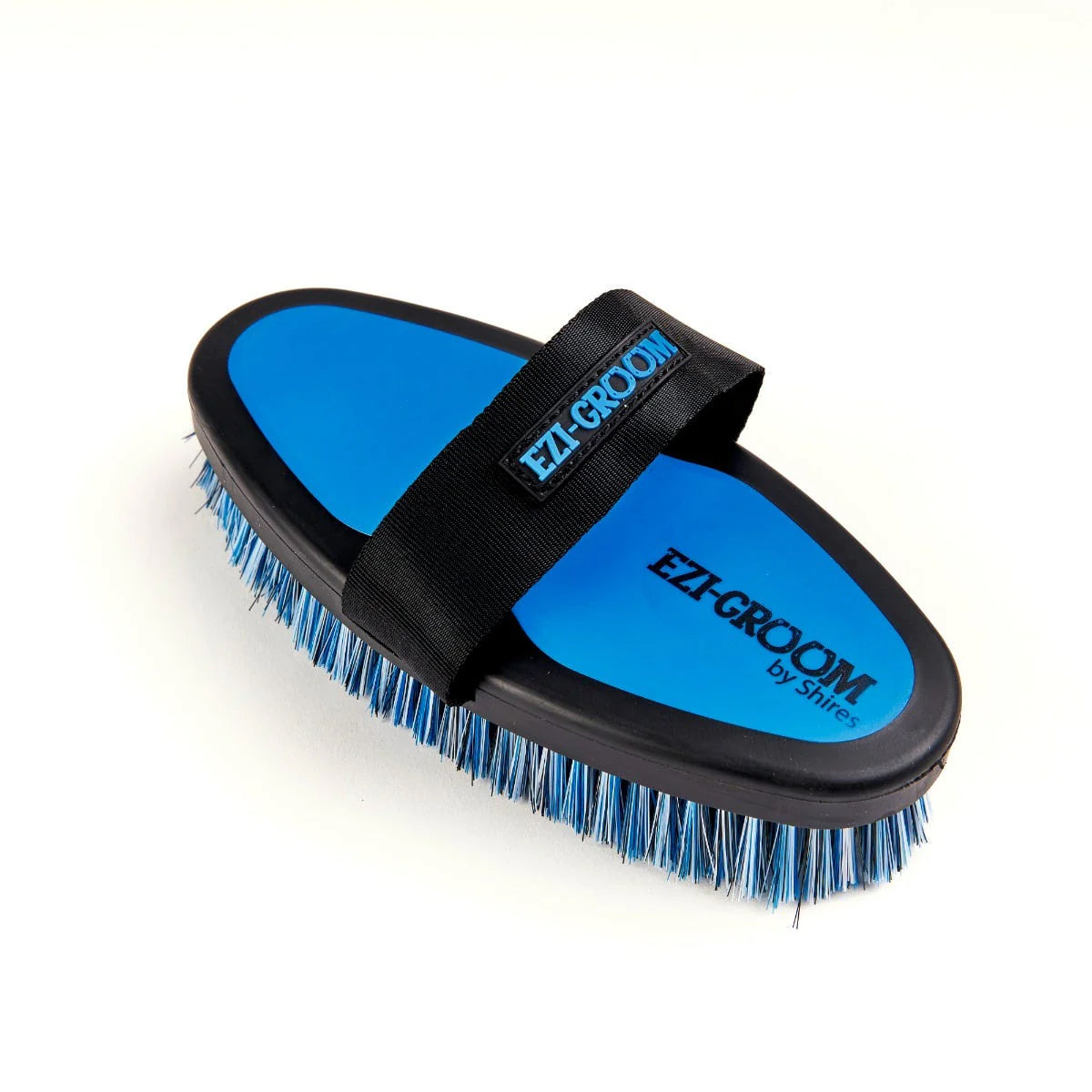 Shires EZI-Groom Grip Large Body Wash Brush- Bright Blue