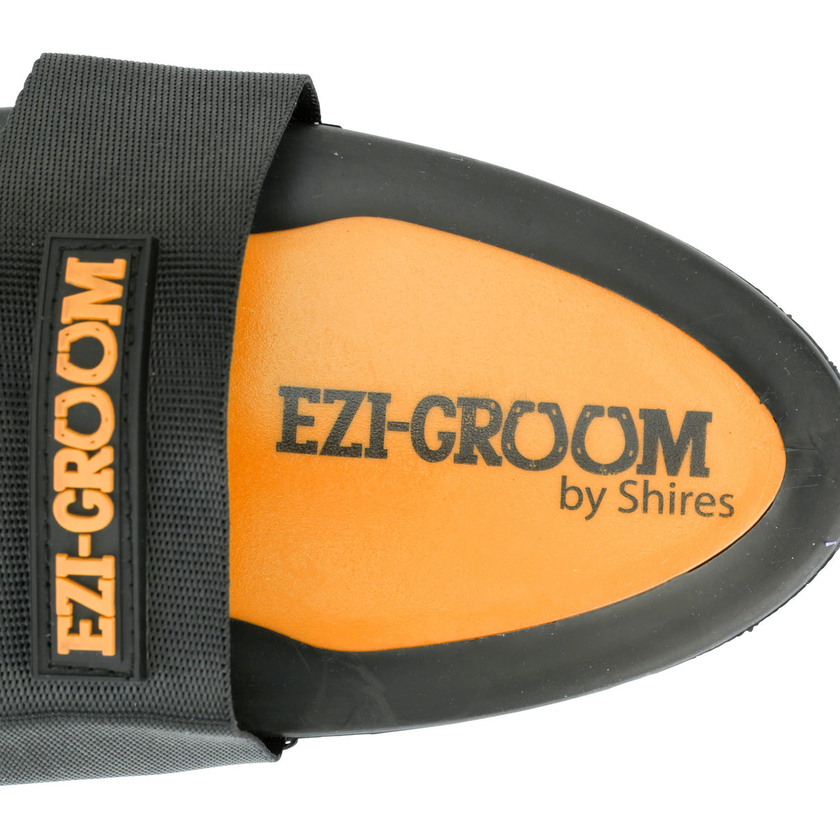 Shires EZI-Groom Grip Small Body Brush- Orange