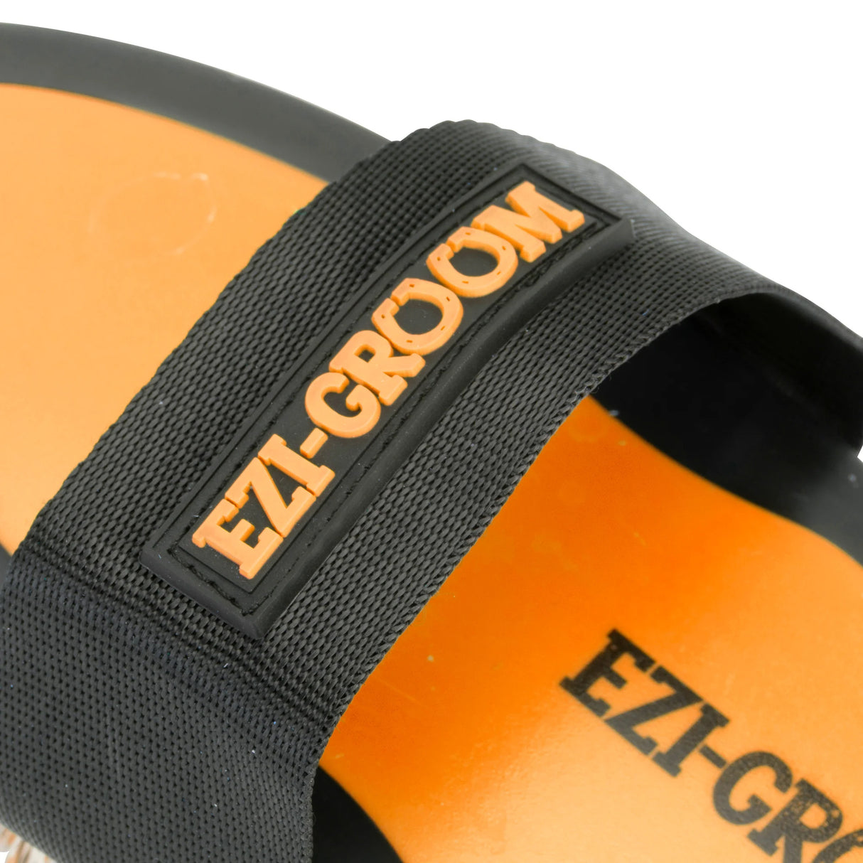 Shires EZI-Groom Grip Small Body Brush- Orange