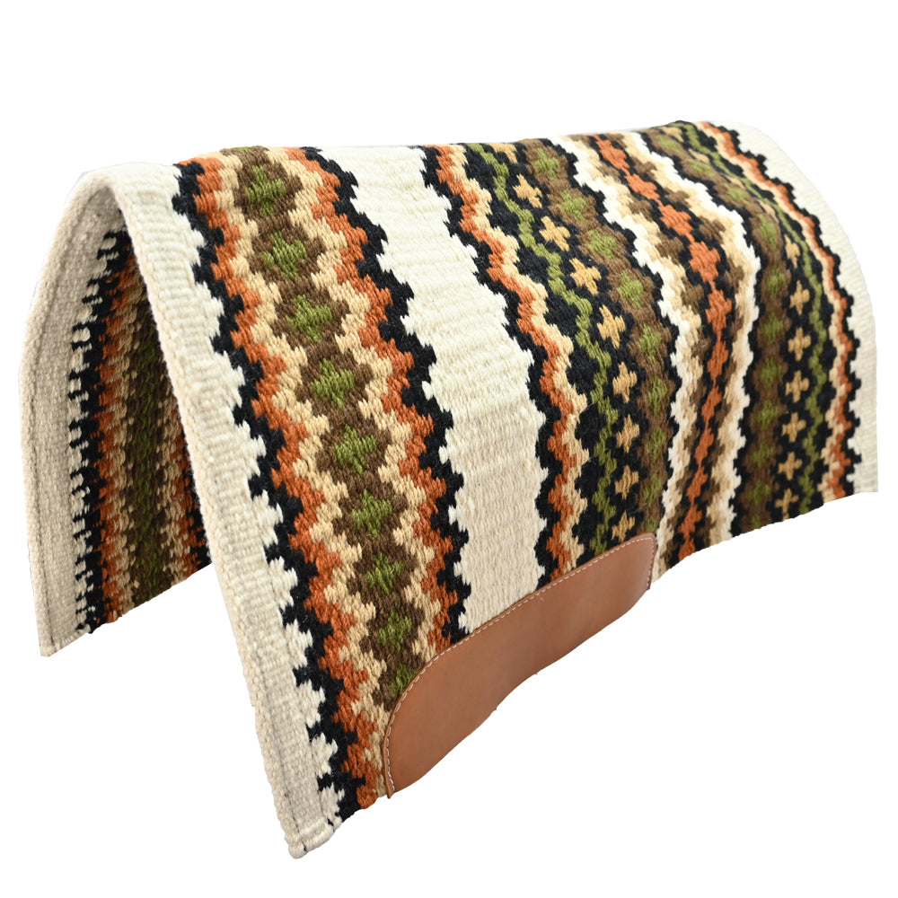 Mayatex Inc. 1/4" 40"X34" Gemini Show Saddle Blanket- Cream/Tan