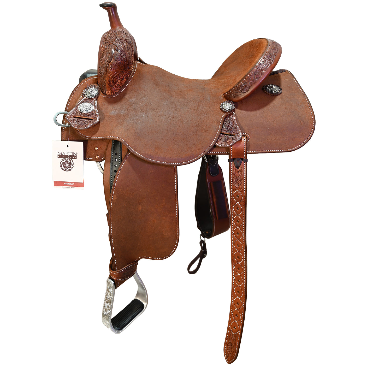 New! 15" Martin Stingray Barrel Racing Saddle