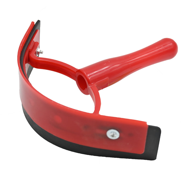 Coolhorse Red Half Moon Sweat Scraper 9"