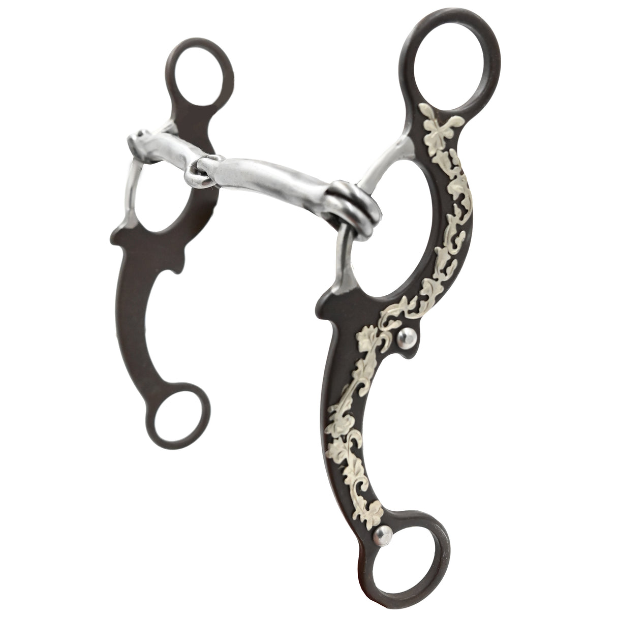 Coolhorse Smooth Snaffle Floral Dot Gag Bit