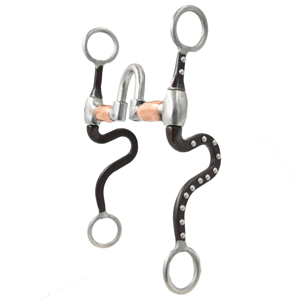 Mors De Bride Antique - Tige Courte Avec Accent Argent - American Heritage Equine