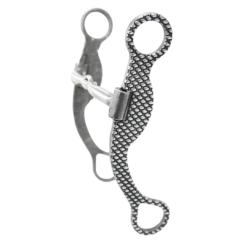 Coolhorse Aged Rasp Shank Stainless Snaffle Bit