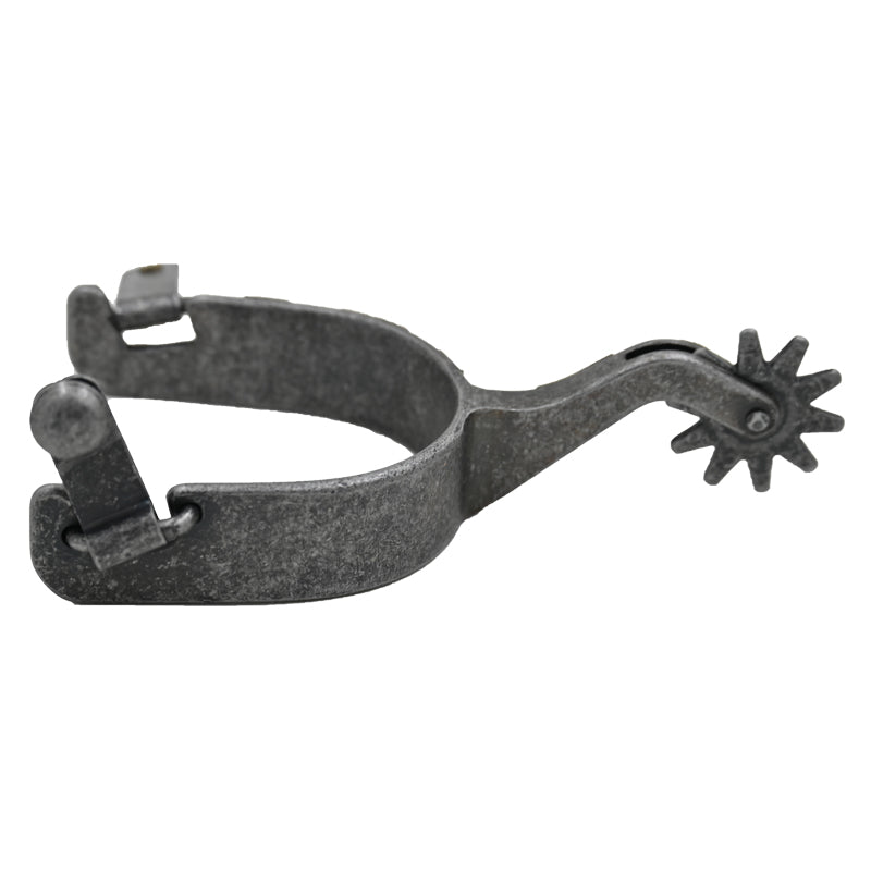 Coolhorse Aged Leaf Banded Reiner Spurs