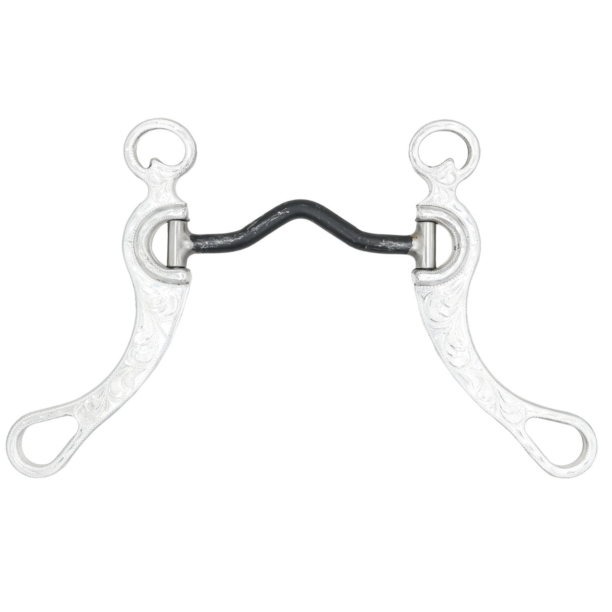 Coolhorse Engraved Aluminum Low Solid Port Shank Bit