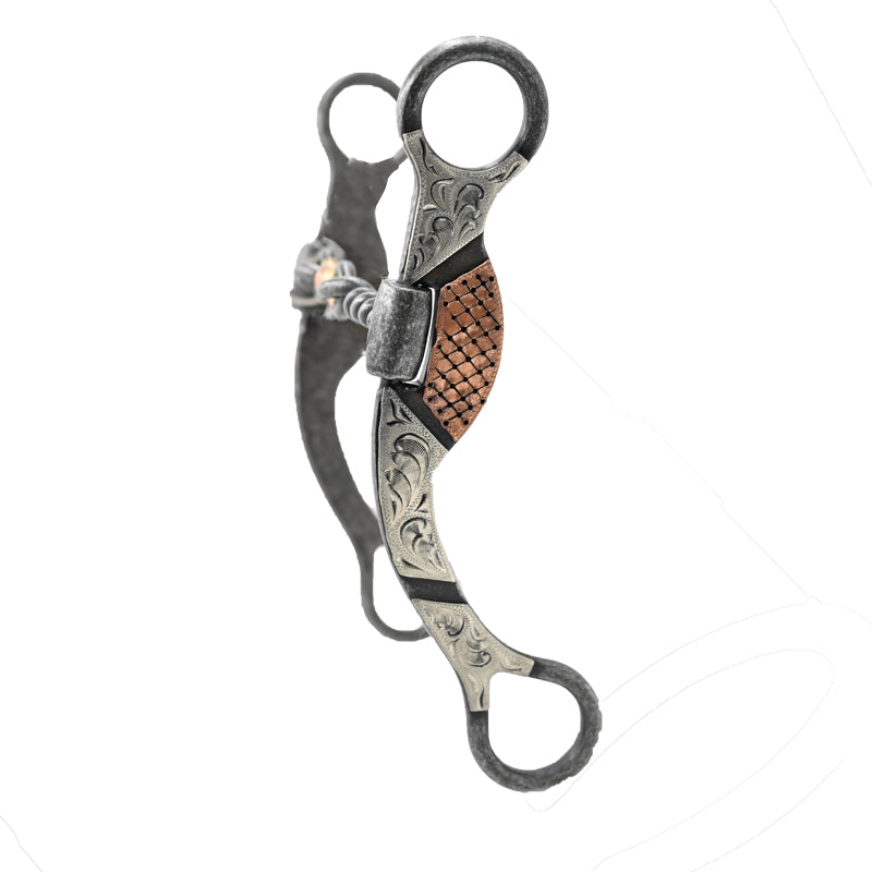Coolhorse Aged Steel Twisted Dogbone Bit