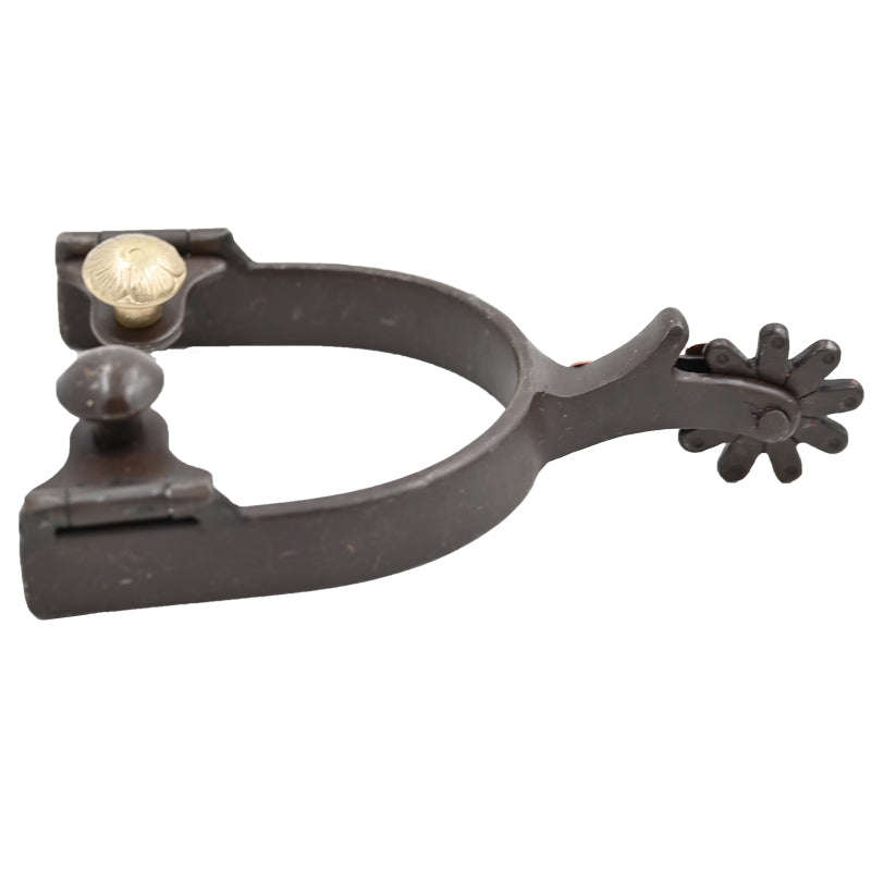 Coolhorse Ladies Antique Brass Spurs with Turquoise Accents