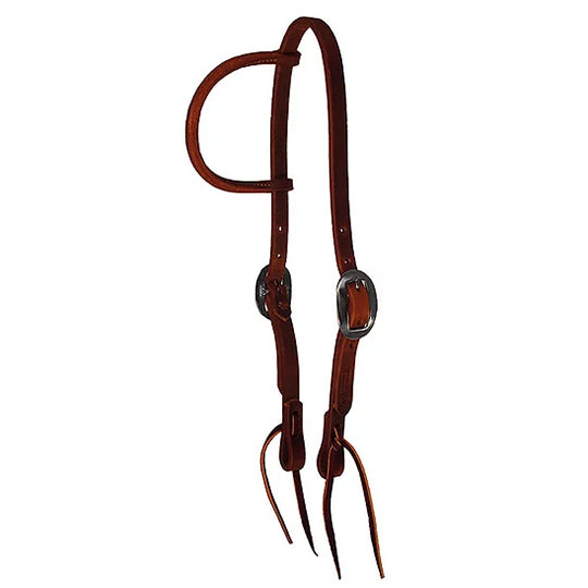 Performance Pony Classic Dark Oil Rolled Slip Ear w/ Tie Strings