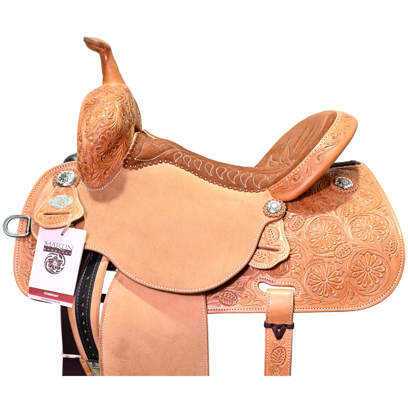 New! 15" Martin Stingray Barrel Racing Saddle