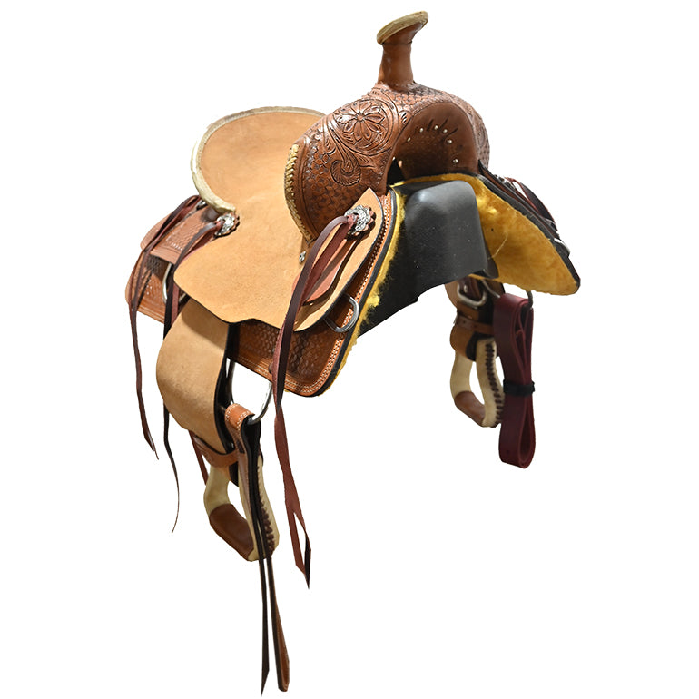 SOLD! New! 10" Garrison Youth Saddle By Tough 1 Saddlery