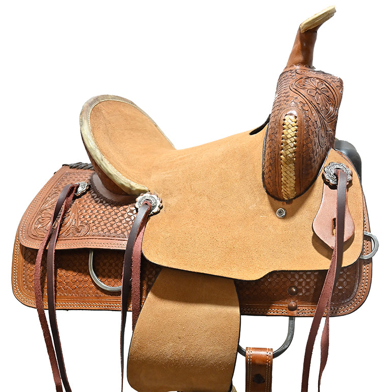 SOLD! New! 10" Garrison Youth Saddle By Tough 1 Saddlery