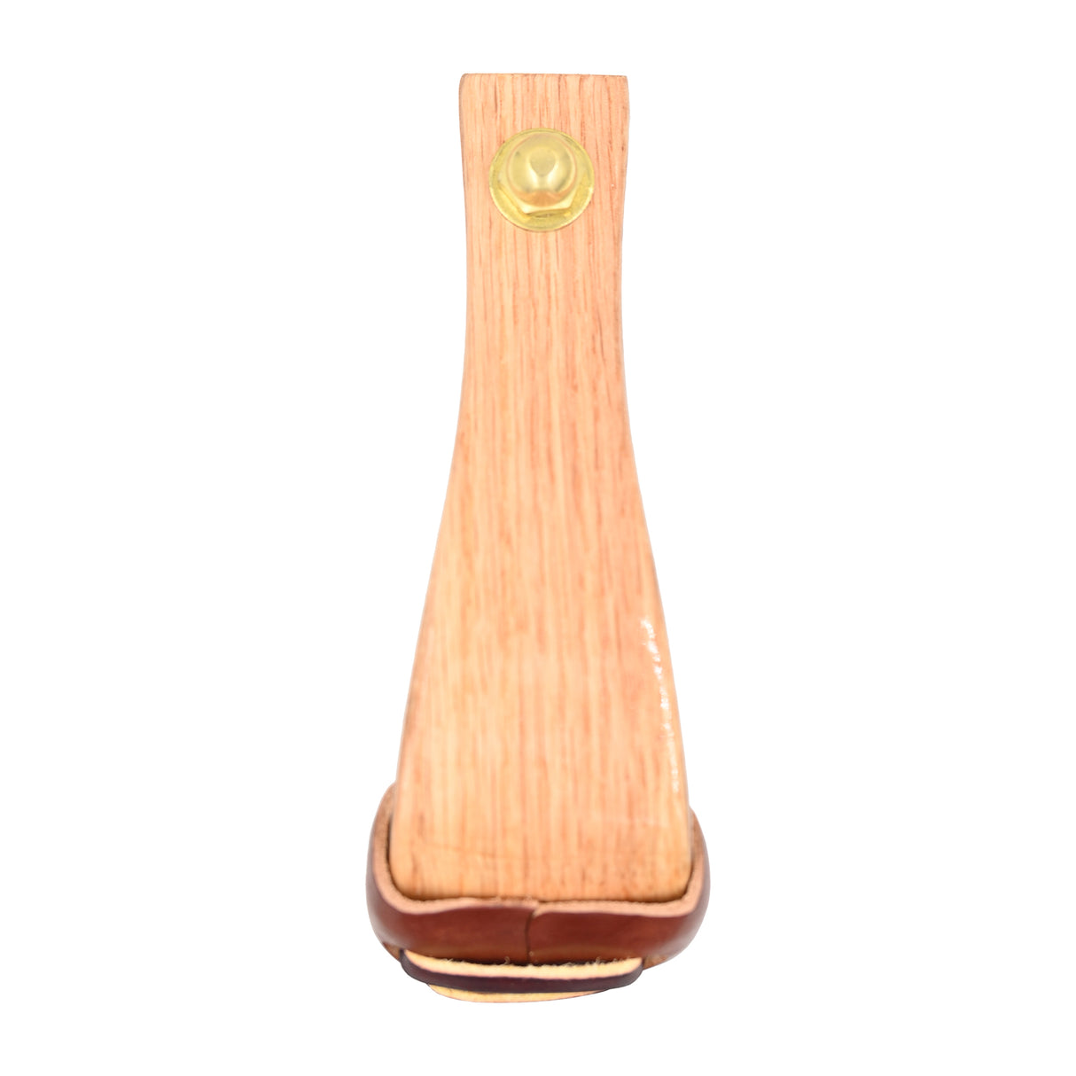 Nettles 2" Flat Bottom Varnish Youth Stirrups