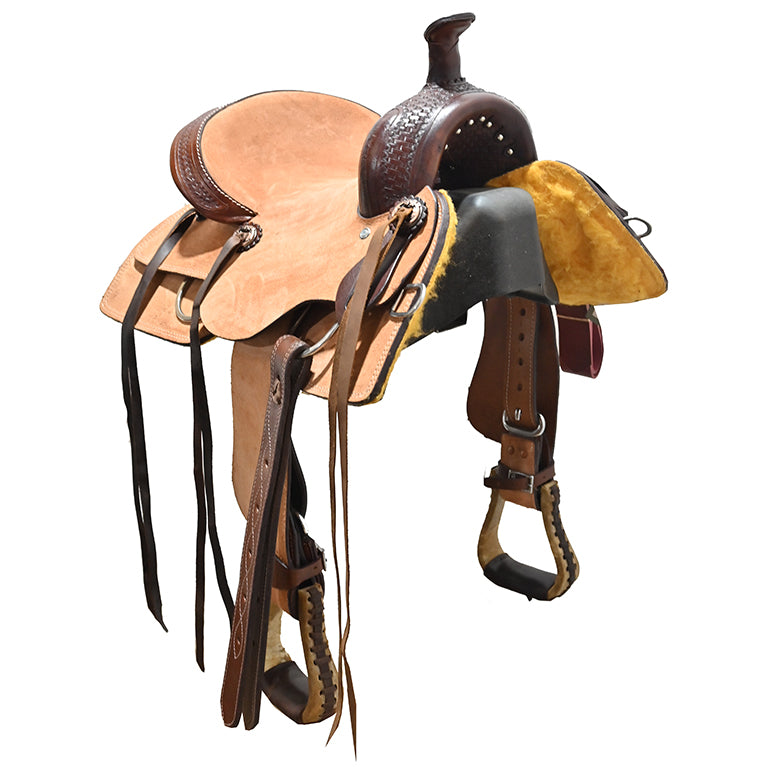New! 12" Sparks All Around Youth Saddle