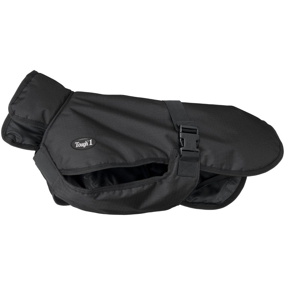 Tough 1 600D Deluxe Dog Jacket- Black