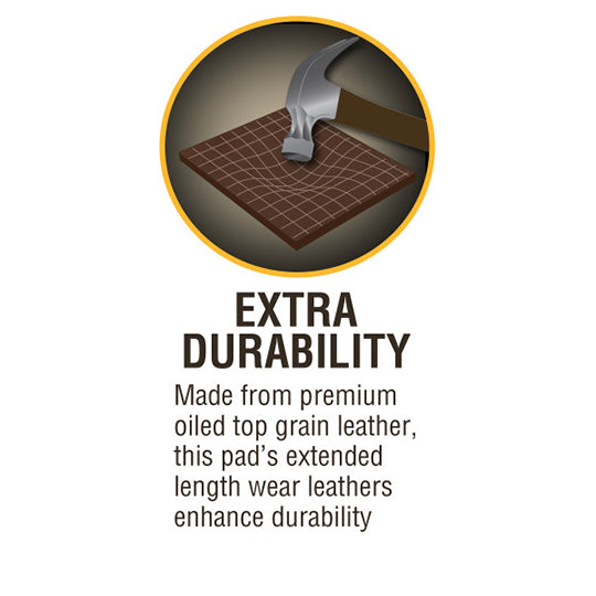 Weaver Leather 1" Contoured Steam Pressed Merino Wool Felt Saddle Pad- 31"X32"