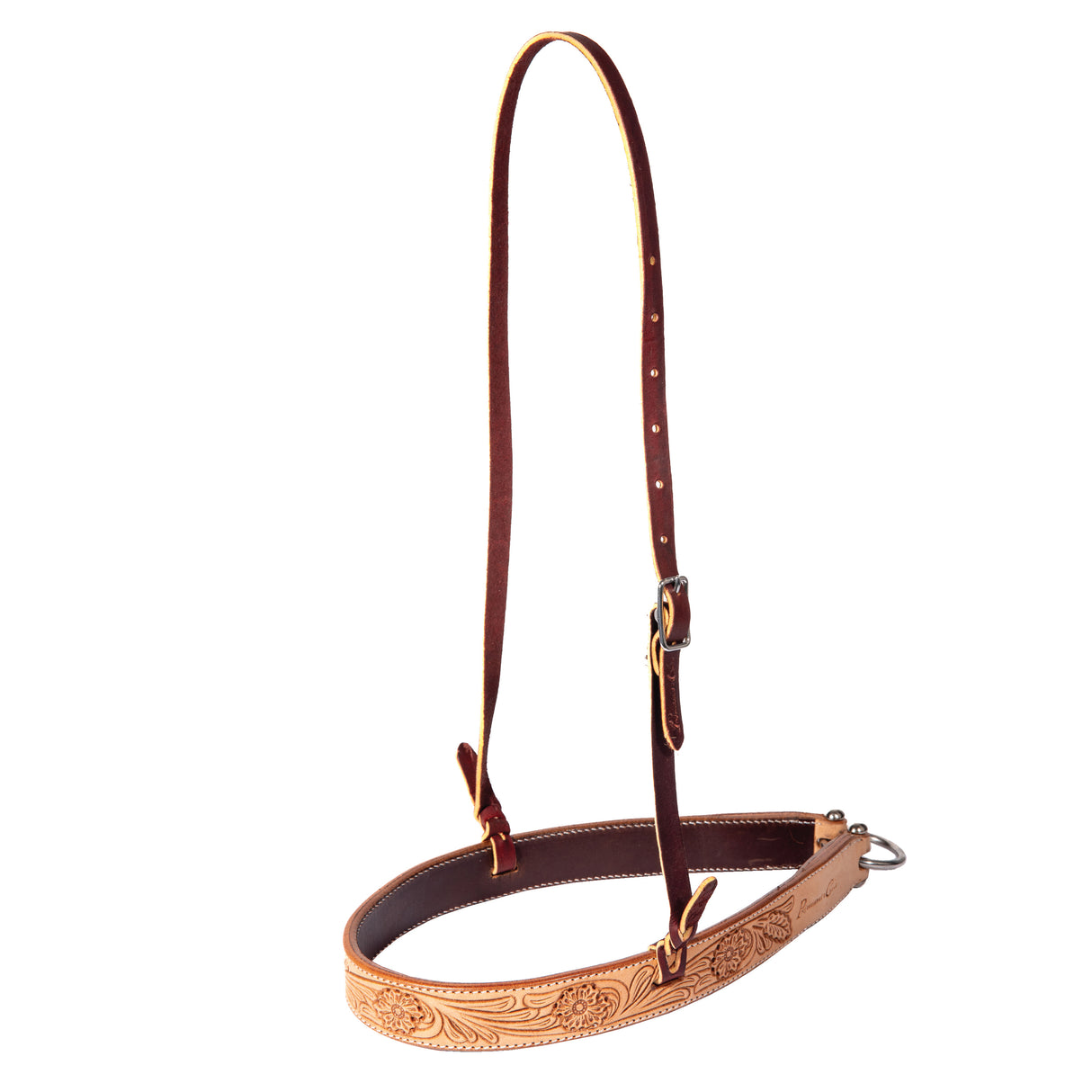 Professional's Choice Floral Tooled Roughout Tiedown Noseband