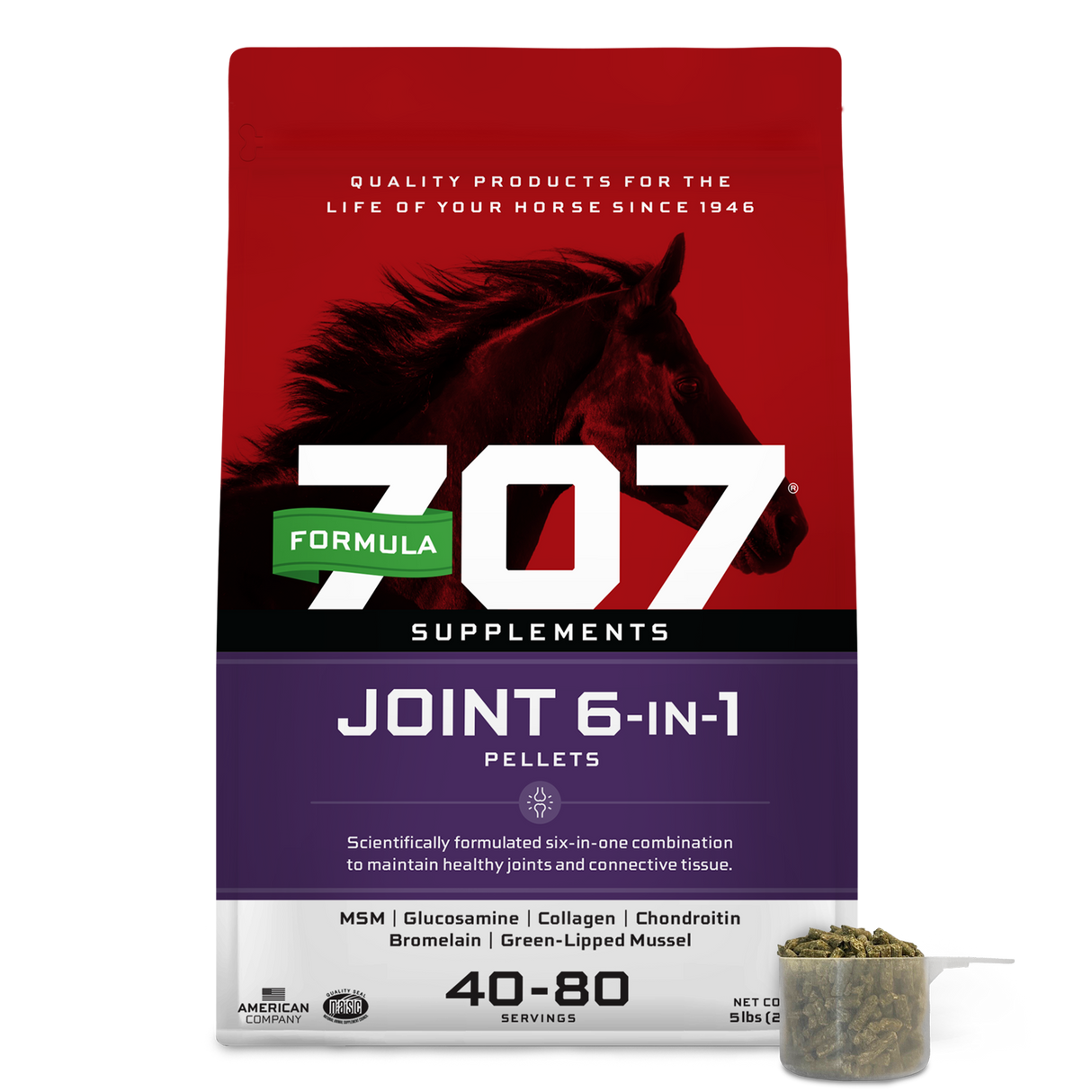 Formula 707 Joint 6-in-1 Pellets (5 lb Bag)