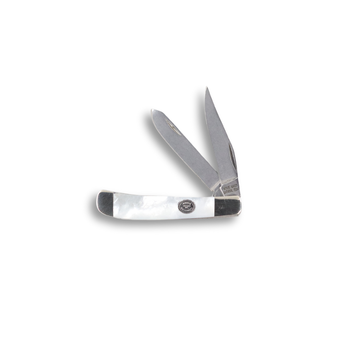 Moore Maker Pearl 2-Blade Mini Trapper Pocket Knife