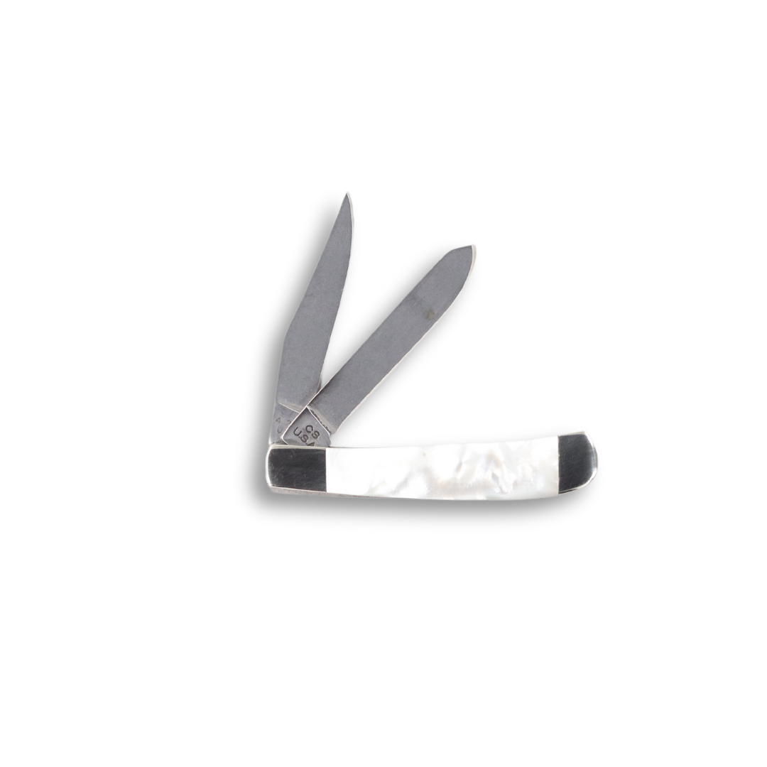 Moore Maker Pearl 2-Blade Mini Trapper Pocket Knife