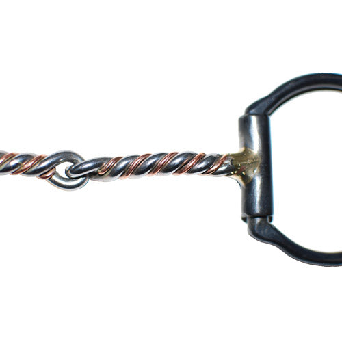 Dutton Twisted Copper Inlay Snaffle Bit