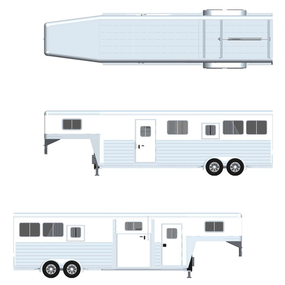 ON ORDER! 2027 4 Star 2+1 Trailer