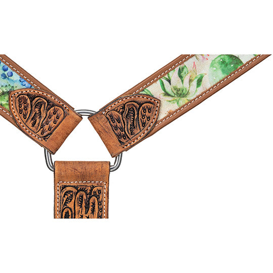 Tough 1 Mini Cactus Print Breast Collar
