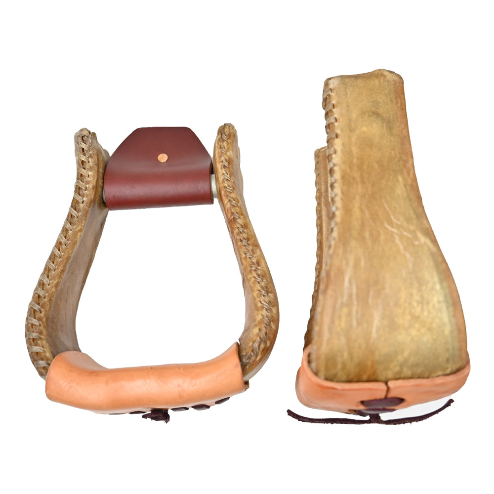 Reinsman Rawhide Bell Stirrups