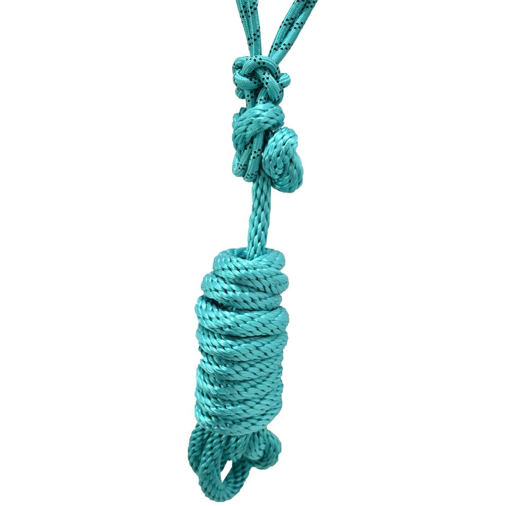 Tough 1 Turquoise Poly Rope Halter with Lead Rope
