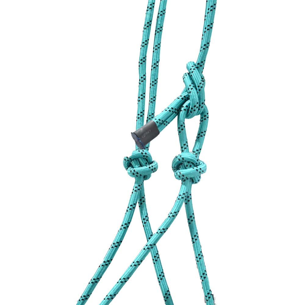 Tough 1 Turquoise Poly Rope Halter with Lead Rope