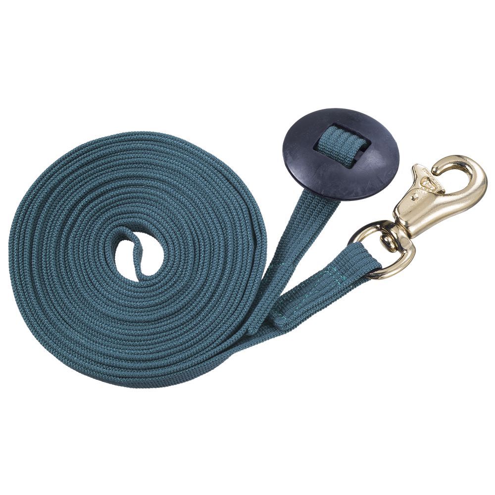 Tough 1 25' German Cord Cotton Lunge Line- Hunter Green